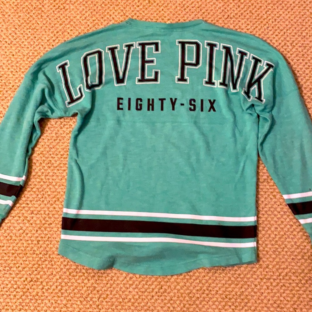 Xs PINK mint blue green sweater